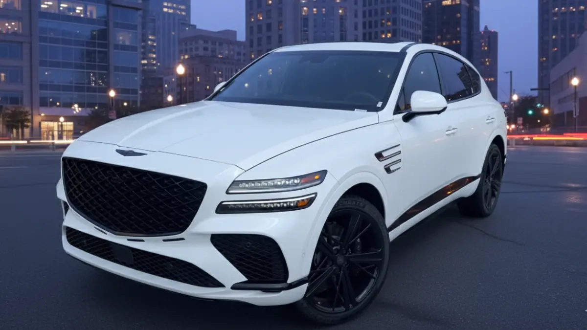 Genesis GV80 Coupe 2026 Prestige Black Edition Launches in US: 409 HP V6, e-Supercharged V6, 27 OLED Tech